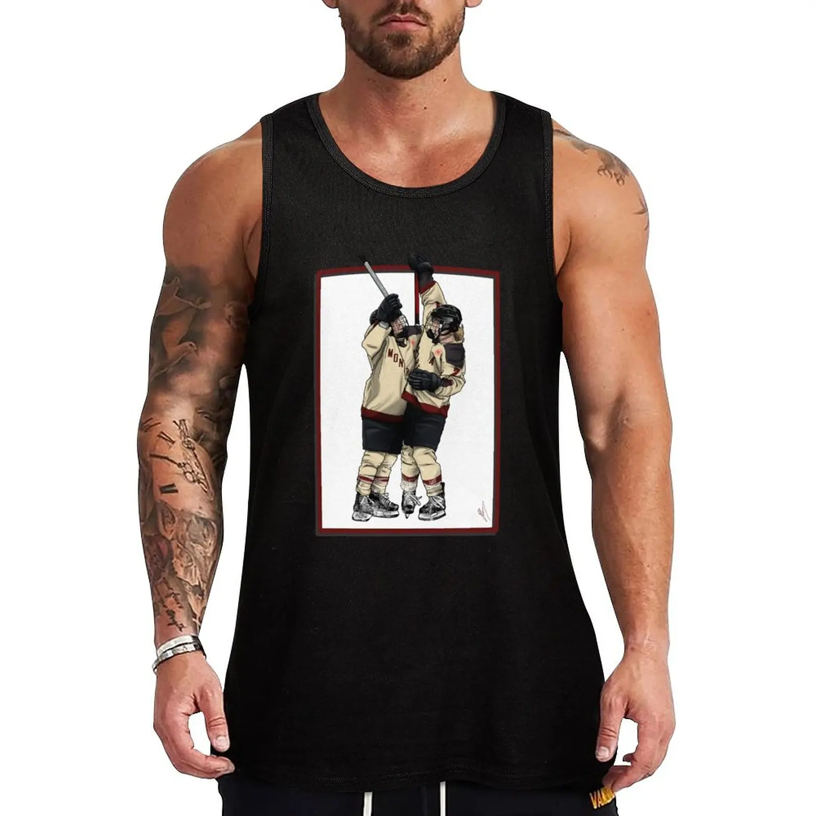 

Marie-Philip Poulin and Laura Stacey, PWHL Montreal Tank Top All Day Comfort Tank Top Soft Breathable Sleeveless