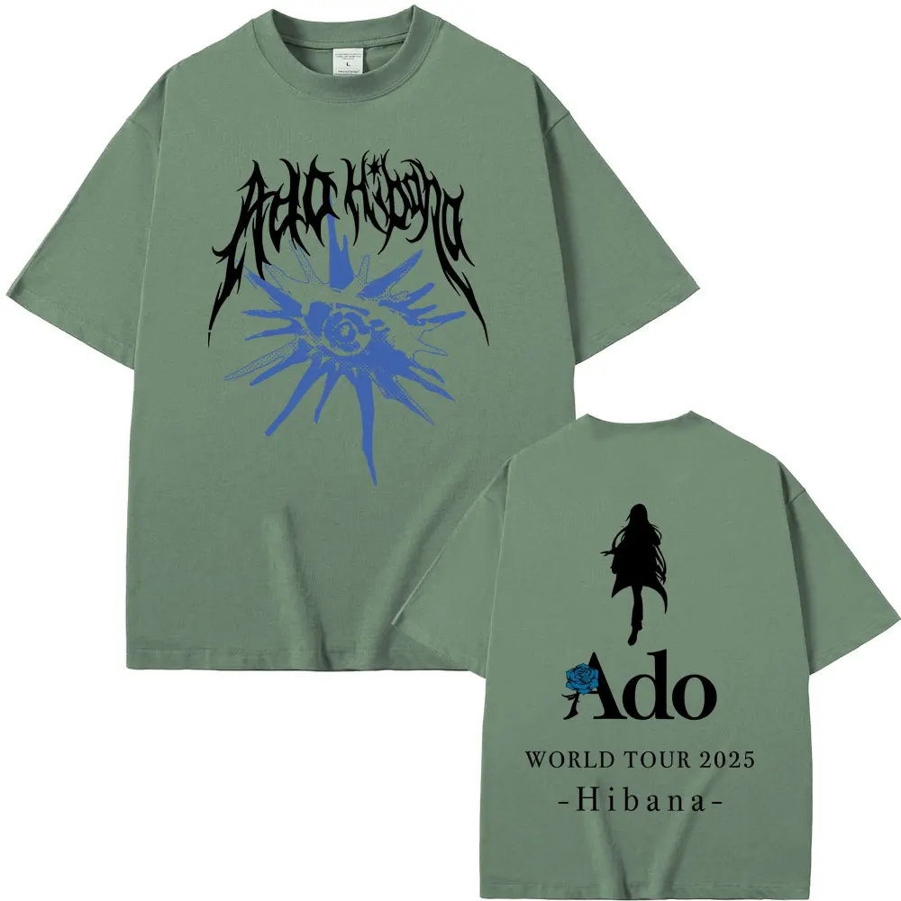 HIBANA 2025 限定Tシャツ [XL] ブラック 新品未使用 Ado World Tour 2025 Hibana T-shirt Summer Men Women Fashion