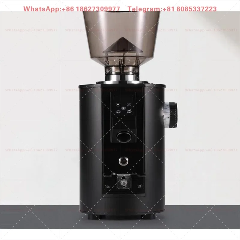 Industrial Grade High Precision 64mm Flat Burr Electric Coffee Grinder 350W 220V-240V Quantitative Grinding Espresso Bean Miller