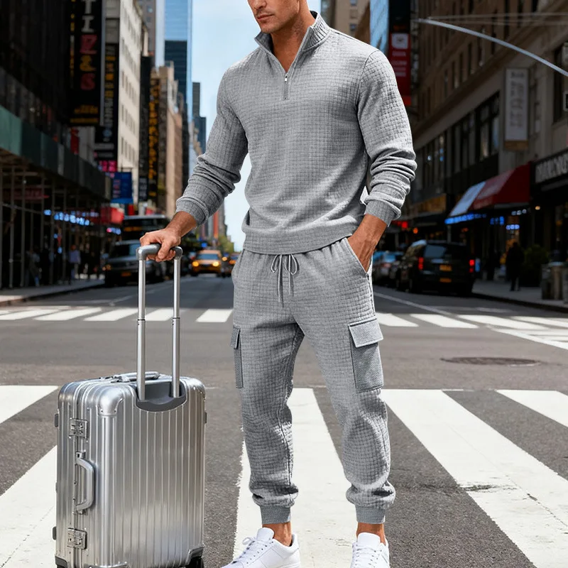 منتجات جديدة من blockbuster للخريف والشتاء للرجال بدلة رياضية فضفاضة للتنقل في الهواء الطلق