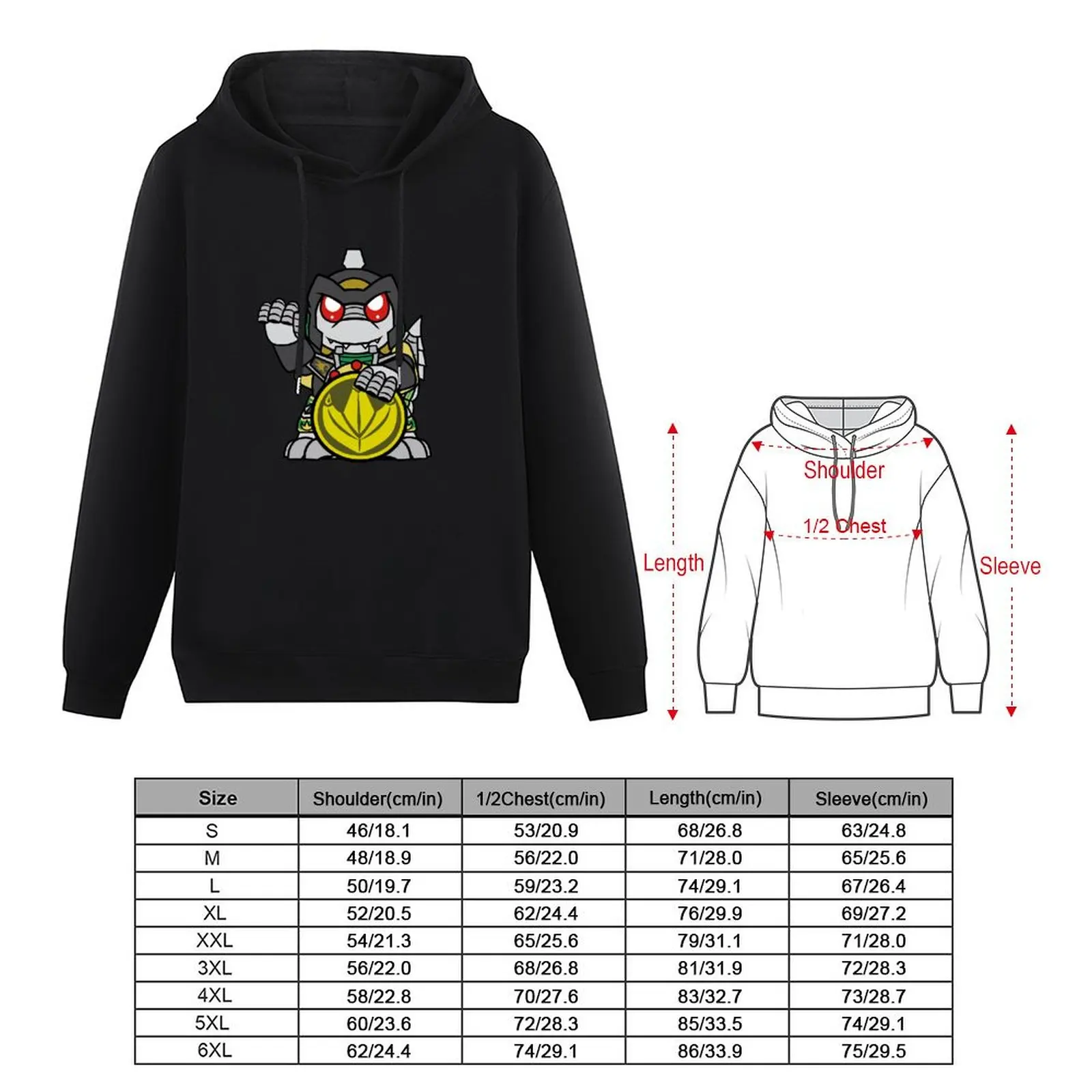 Lucky Dragonzord Pullover Hoodie anime clothes korean autumn clothes autumn clothes hoodies and sweatshirts new