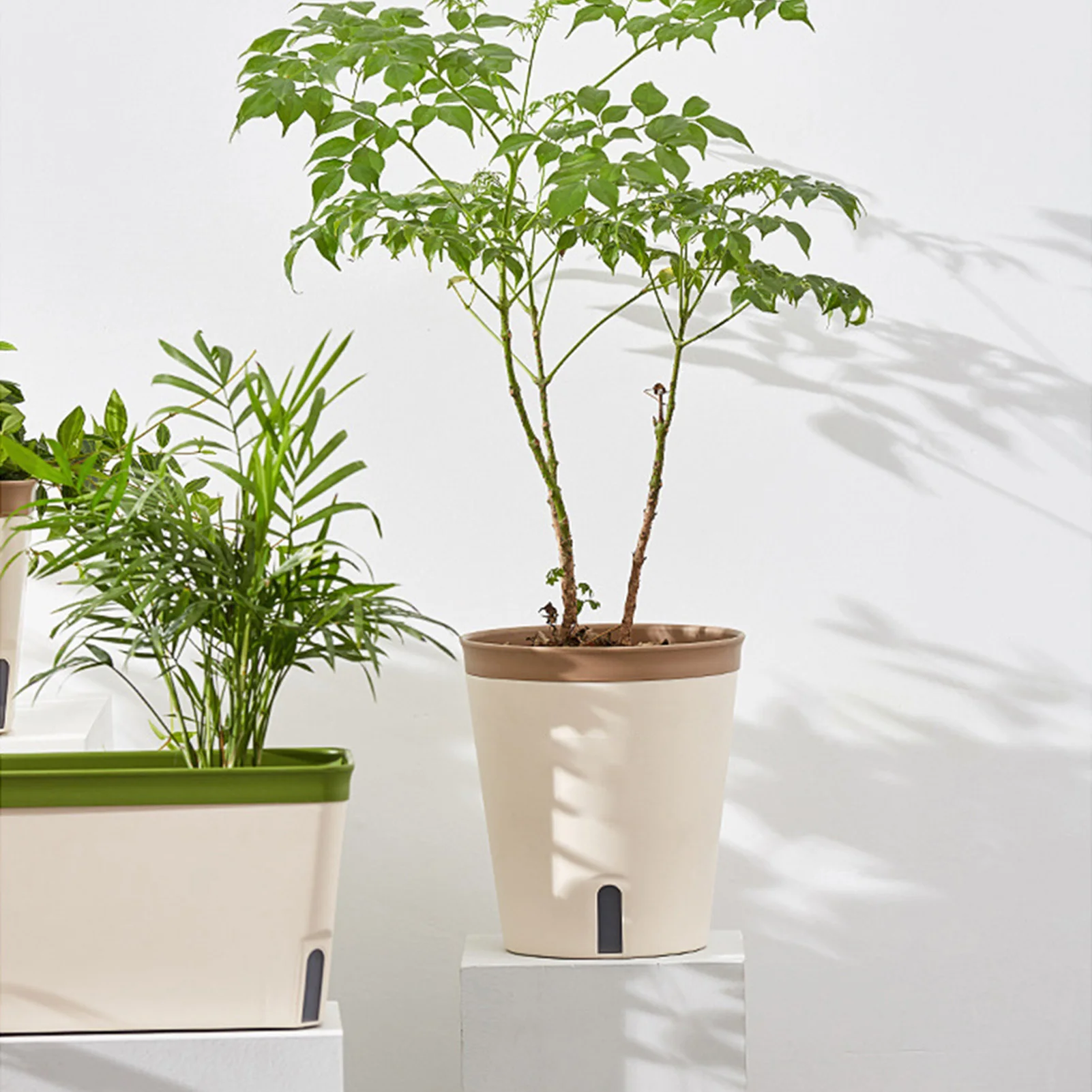 

Самополивный кашпо из смолы, цветочный горшок, система легкого полива, самопоглощающийся кашпо для всех домашних растений, цветов, трав