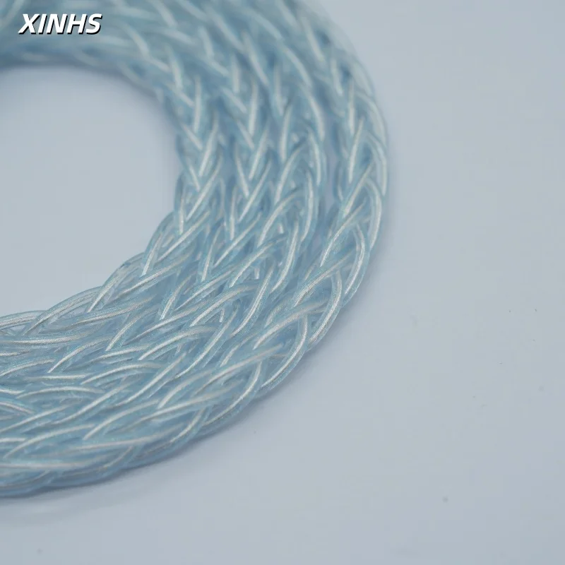 XINHS P2 Ice Wave Chant HiFi Earphone Cable, 8-Core 200-Strand Palladium-Silver Plated, Upgrade Cable for In-Ear Monitors