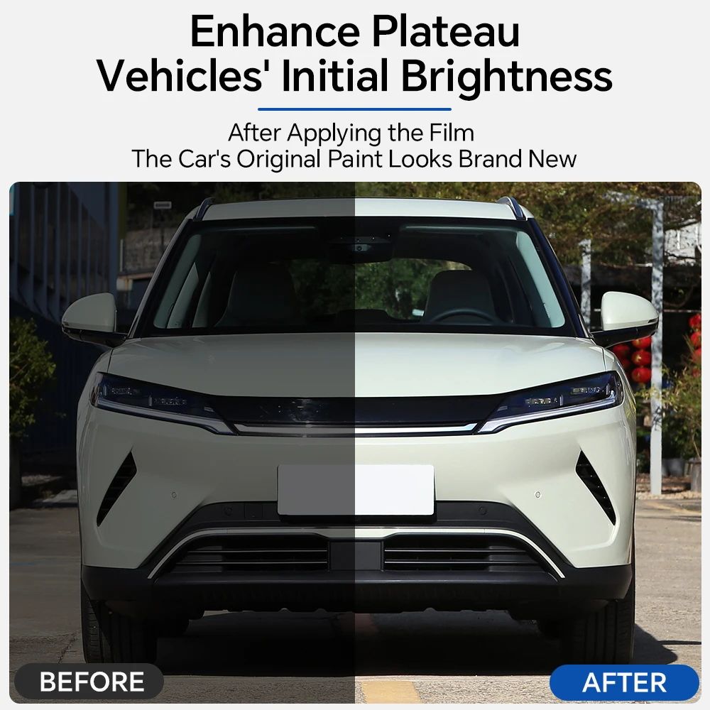 مخصص ل BYD Yuan UP ATTO 2 2024 2025 بولي يوريثان 8.5mil طبقة حماية طلاء السيارات قبل قطع مقاومة للخدش PPF اكسسوارات السيارات