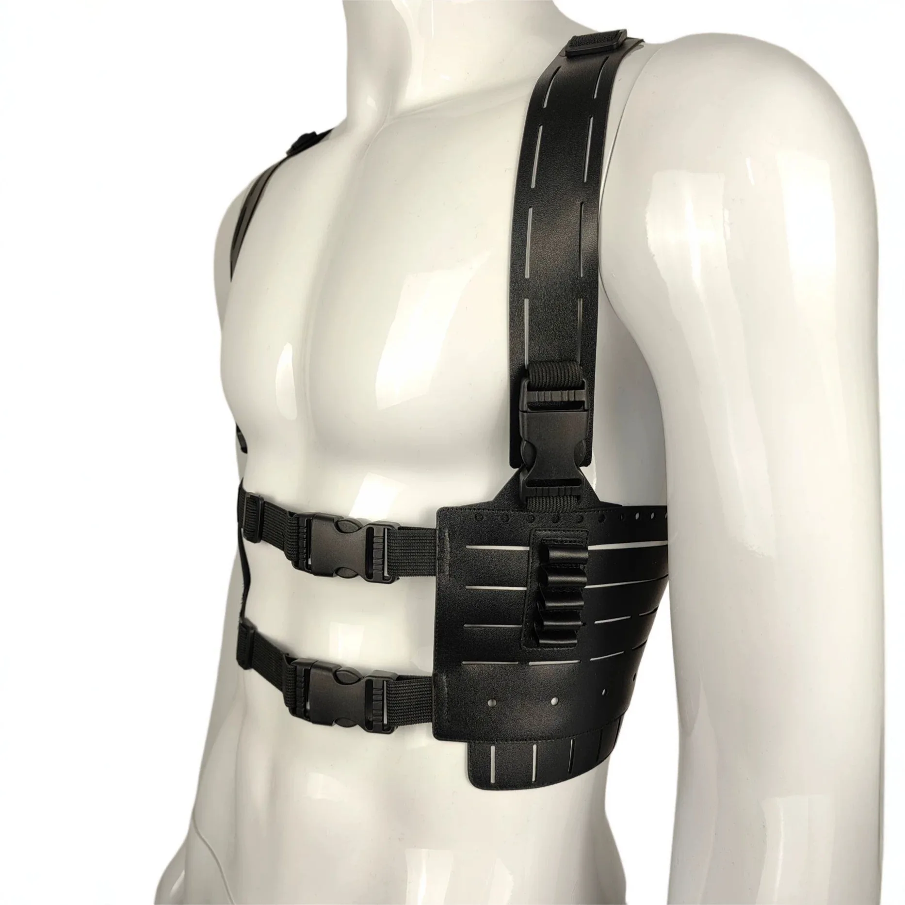 Game Harness Leon Cosplay Gear for Halloween Costume Adjustable Tactical Vest Gothic Body Chest Strap Airsoft Wargame Accessory view 3