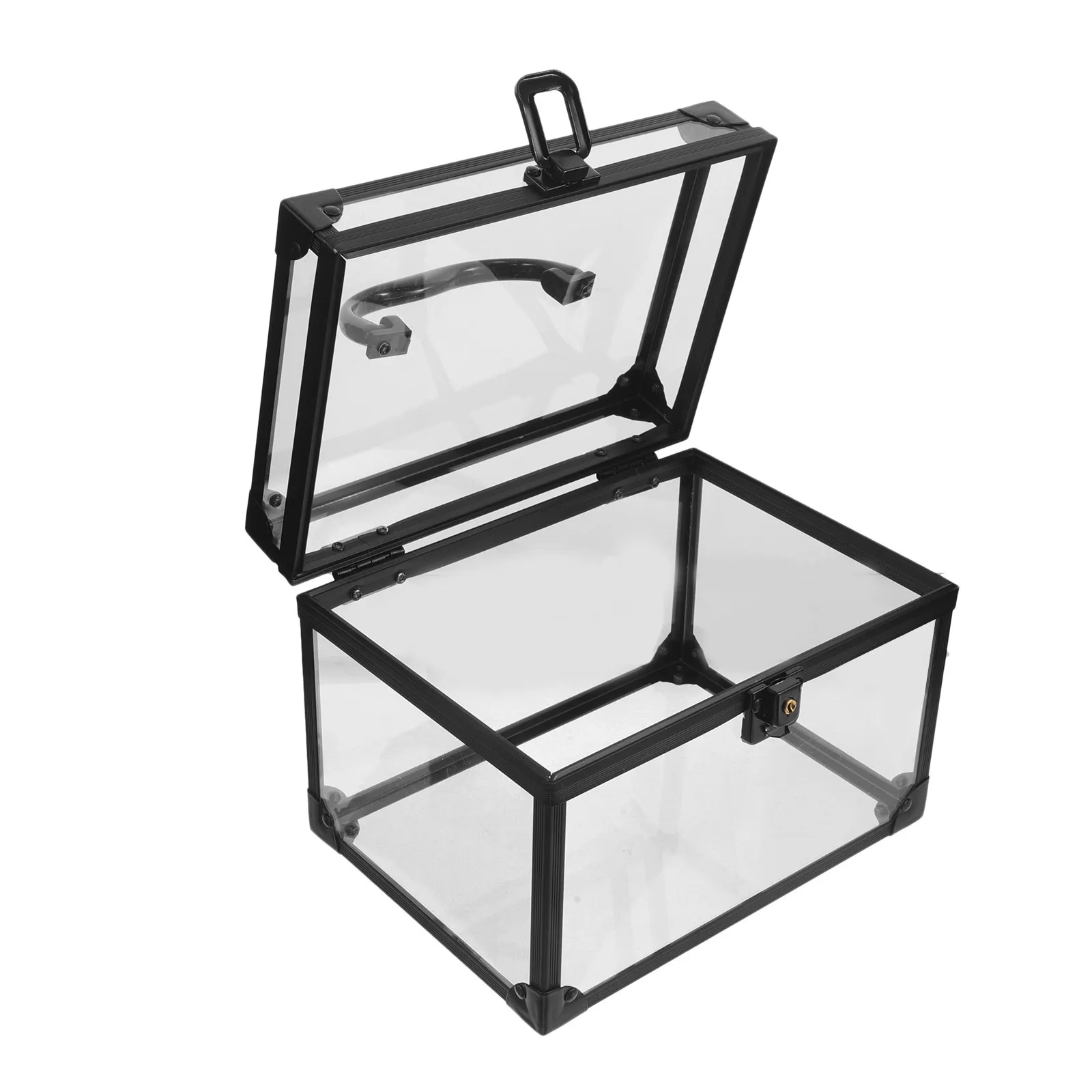 Cd Dvd Storage Box Stackable Vinyl Storage Organizer Case With Lid And Handle Large Capacity Cd Boxes For Home Desktop Use