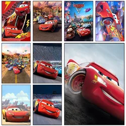1PC Lightning McQueen Poster Self-adhesive Art Waterproof Paper Sticker Coffee House Bar Room Wall Decor