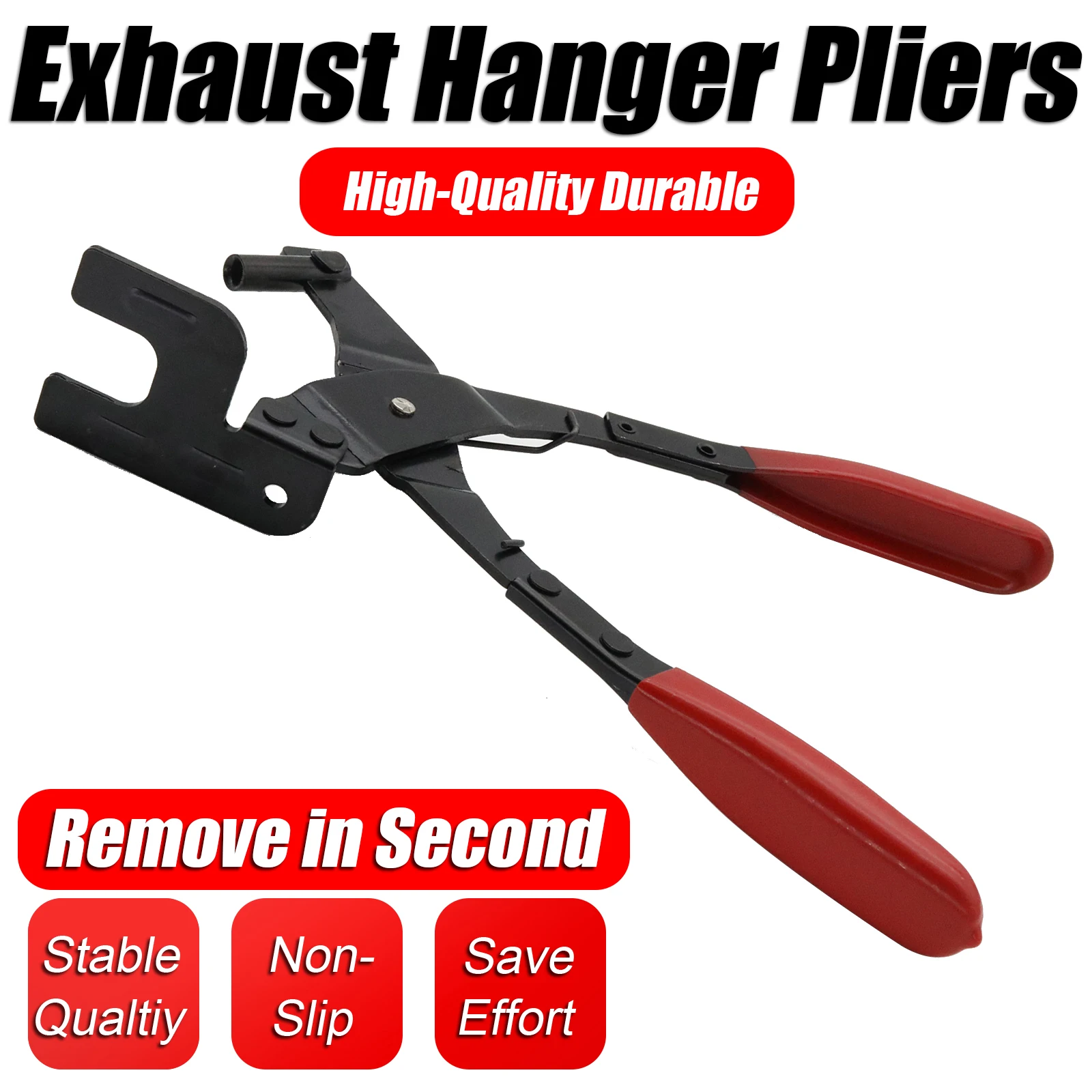 Vehicle Bracket Mounts Removal Hand Plier Puller Exhaust Hanger Clamp Pliers Repair Tool Hanger Muffler Rubber Grommet Remover