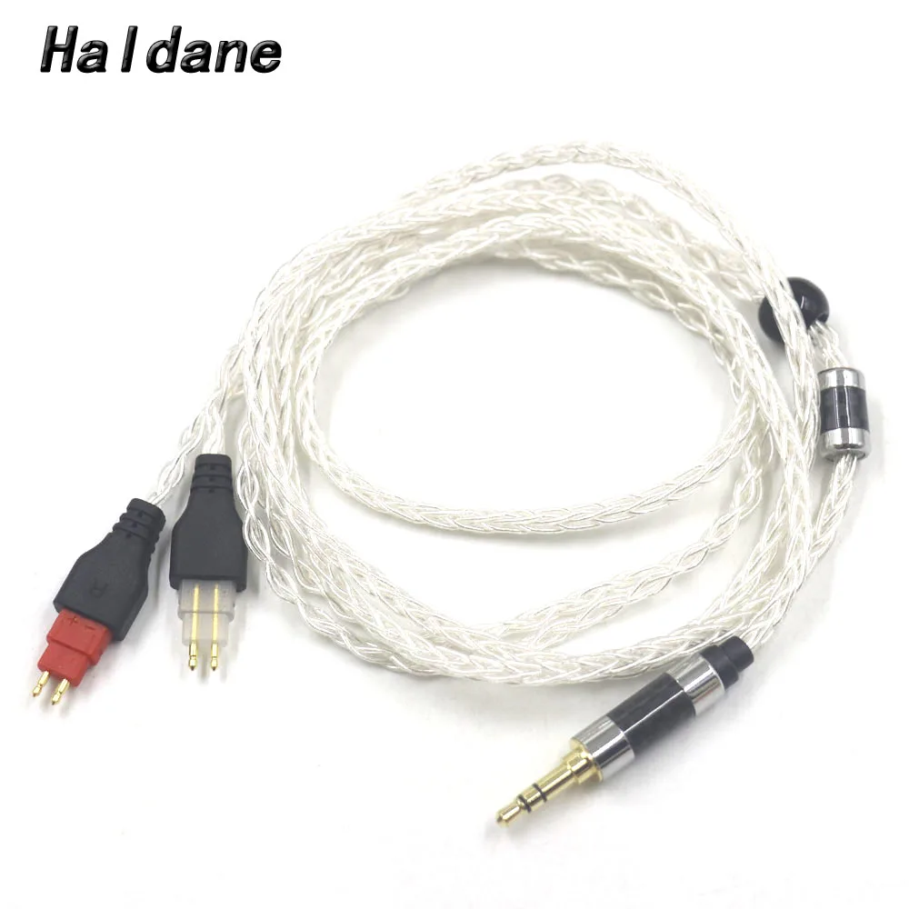 Haldane 1.2m HIFI-soft Silver Plated Headphone Replace Upgrade Cable for SENNHEI-SER HD580 HD600 HD650 HD25 HD660S hd565 hd545