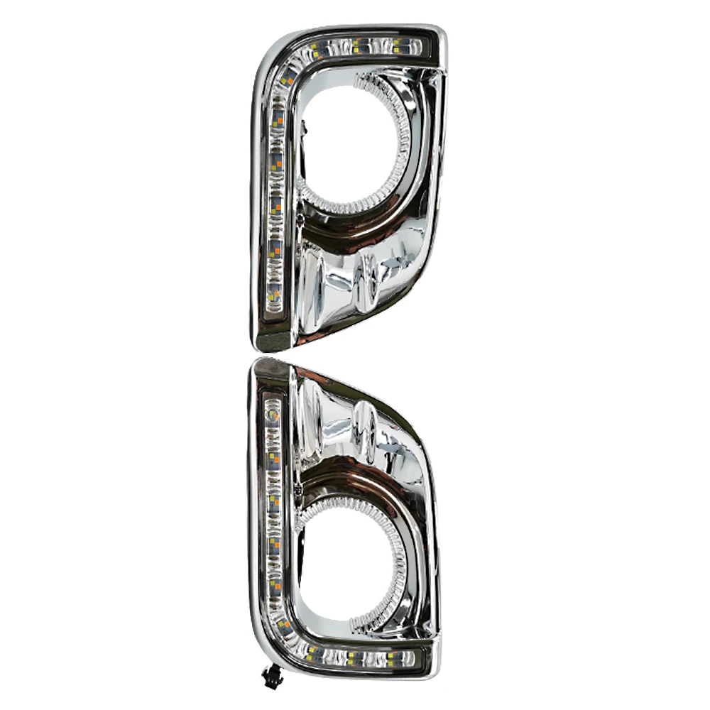 2pcs Daytime Running Fog Lamp LED DRL Light for TOYOTA Prado 2700 LC FJ150 2010 2011 2012 2013 Car Accessories