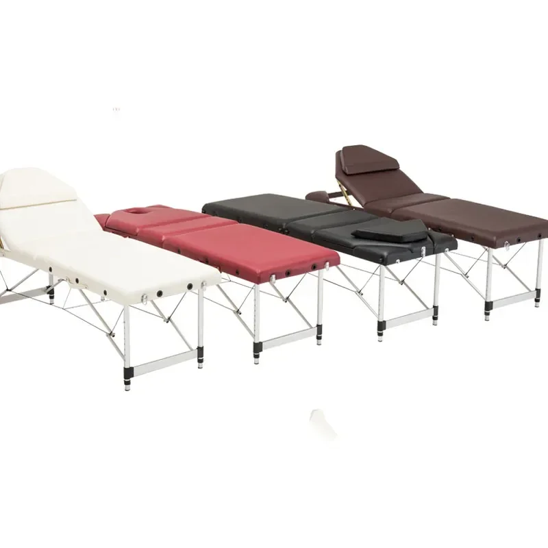 Beauty Eyelashes Massage Table Lift Cervical Spine Multi-functional Portable Massage Bed Eyelashes Meuble Salon Furniture