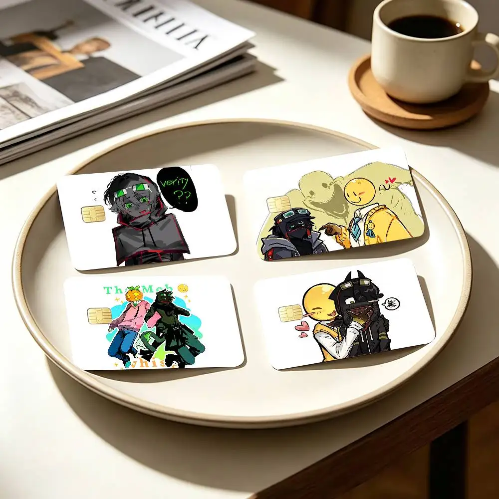 COOL V-Verity That Mob   4pcs 1Set Card Stickers Small Waterproof Chip 4PCS Card Sticker Anti-Scratch
