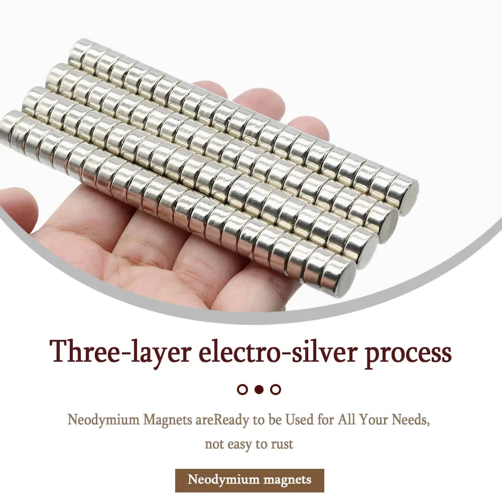 10mmx5mm Super Strong Round Neodymium Magnet Powerful Magnets N35 small Permanent Magnetic NdfeB Refrigerator Magnet 10x5