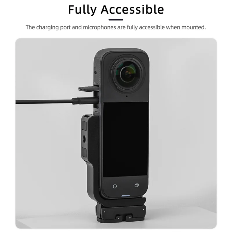 ABFM-SUNNYLIFE L-Shape Adapter Kit For Insta360 X4 Horizontal And Vertical Shooting Bracket Magnetic Adapter Expansion Accessory