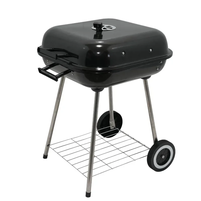 

18 inch four-legged burger grill outdoor camping burger grill foreign trade charcoal