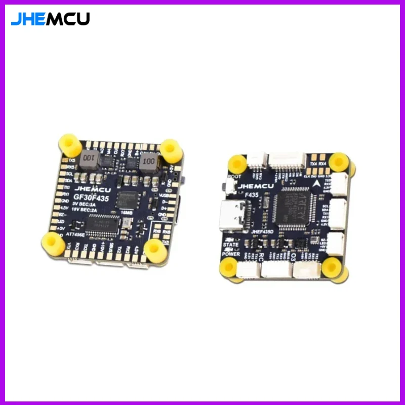 

JHEMCU GF30F435 Flight Controller ICM42688P Support OSD GPS Black Box 16M Barometer SPL06 3-6S LIPO 30.5Mx4M for RC FPV Drone