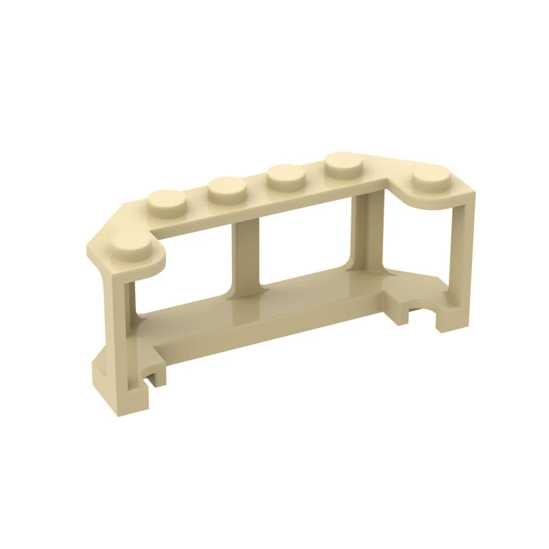 10 قطعة أجزاء MOC 17454 قطار أمامي 2x6x2 طوب متوافق لتقوم بها بنفسك تجميع اللبنات #3