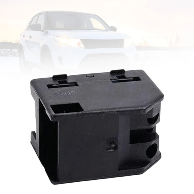 Vehicle Window Maintenance Button with Press-Operated Electric Control, Black ABS Housing Component Suited to Aged or Worn