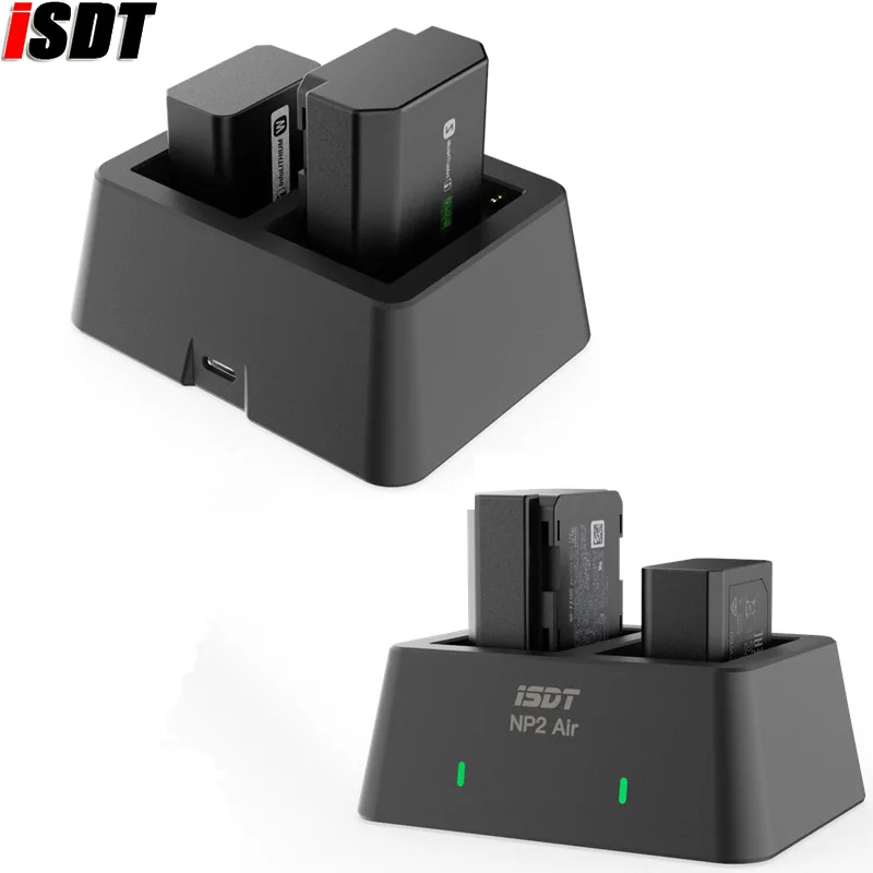 ISDT NP2 Air 25W Mix-Dual Channel Charger for SO NY Digital Imaging Equipment NP-BX1 NP-FZ100 NP-FW50 Battery