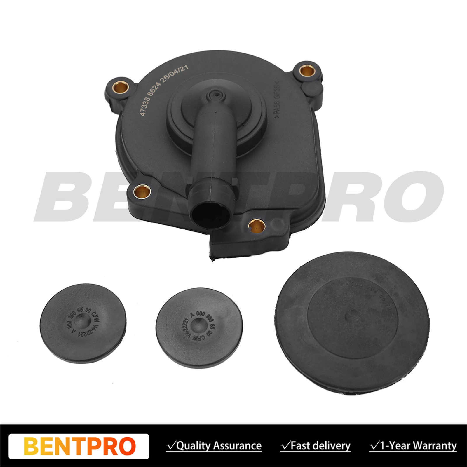 

Crankcase Vent Valve Cover Cam Plugs Set For Mercedes C230 C300 ML350 E350 S550 2720100631