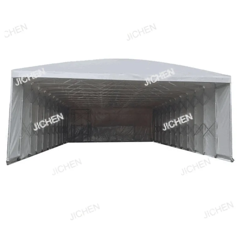 

Neu мобильный раздвижной навес склад большой телескопический раздвижной навес уличный тент парковочный сарай еда палатка активности