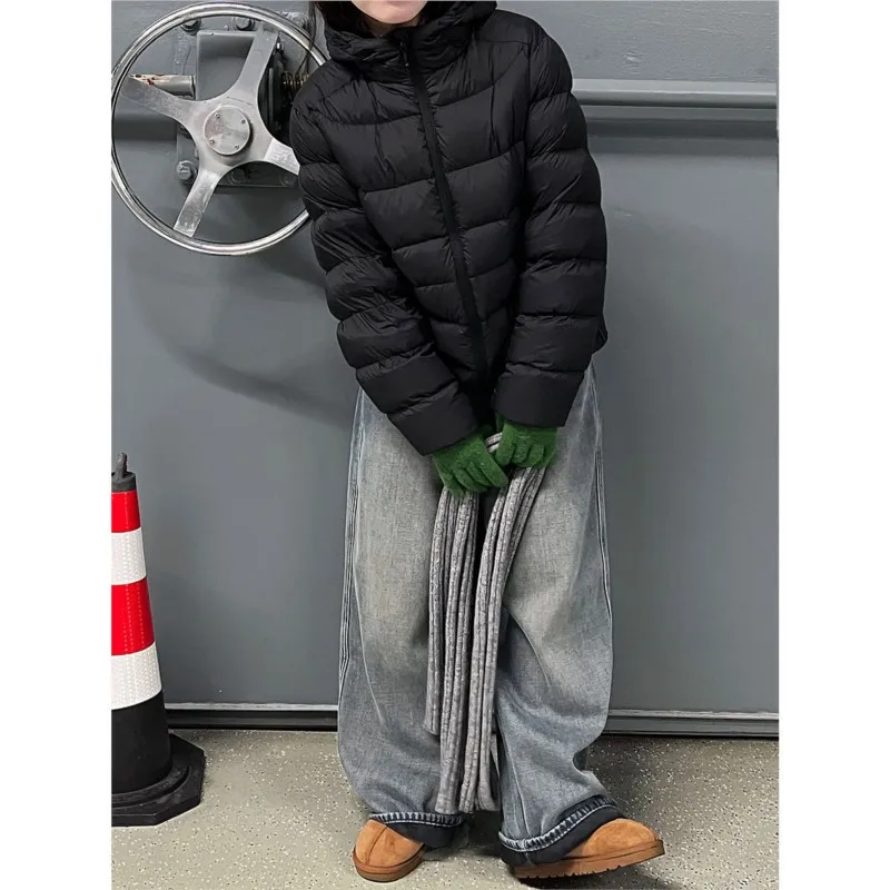 سترة شتوية من جوهنيتشر 90% من ريش البط الأبيض للنساء معاطف جديدة خفيفة الوزن ومقاومة للبرد ودافئة غير رسمية بلون واحد #4