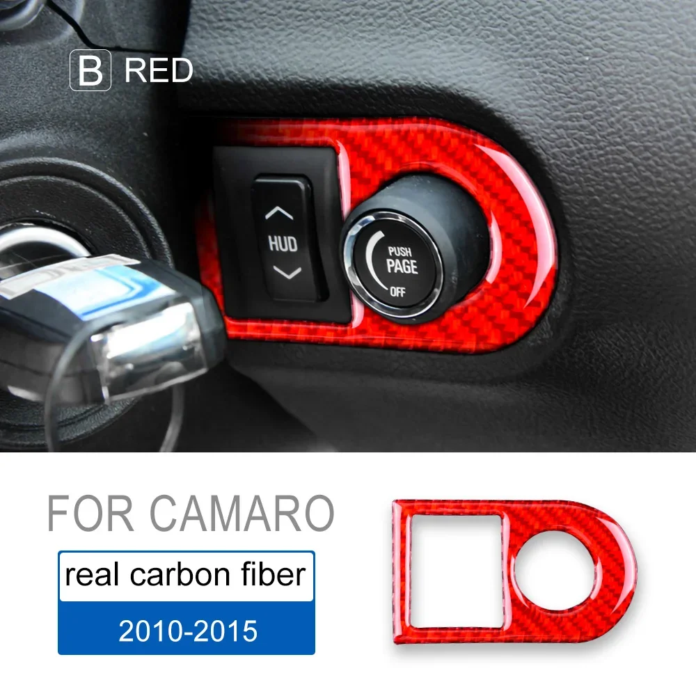 Carbon Fiber Accessories Interior Trim Car HUD Panel Cover Sticker For Chevrolet Camaro 2010 2011 2012 2013 2014 2015 Accs