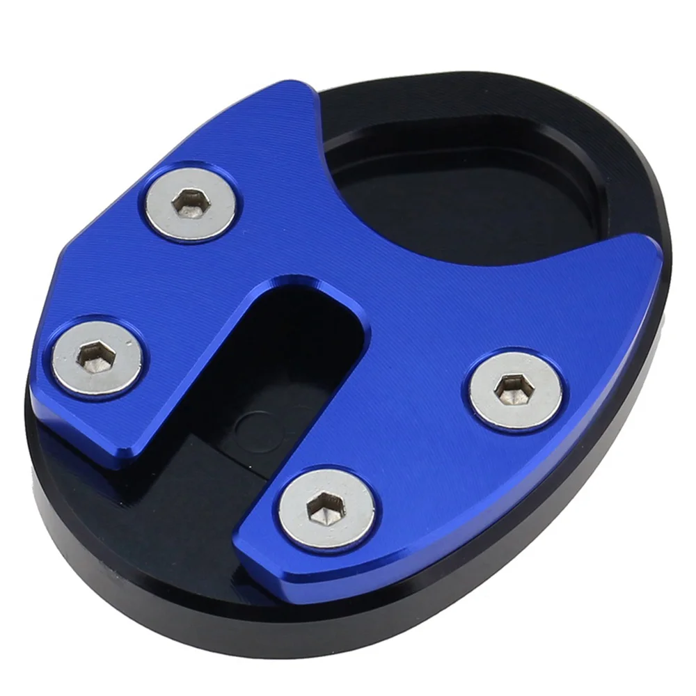 Kickstand Sidestand Stand Extension Enlarger Pad for SYM MAXSYM TL500 2019-2020(Blue)