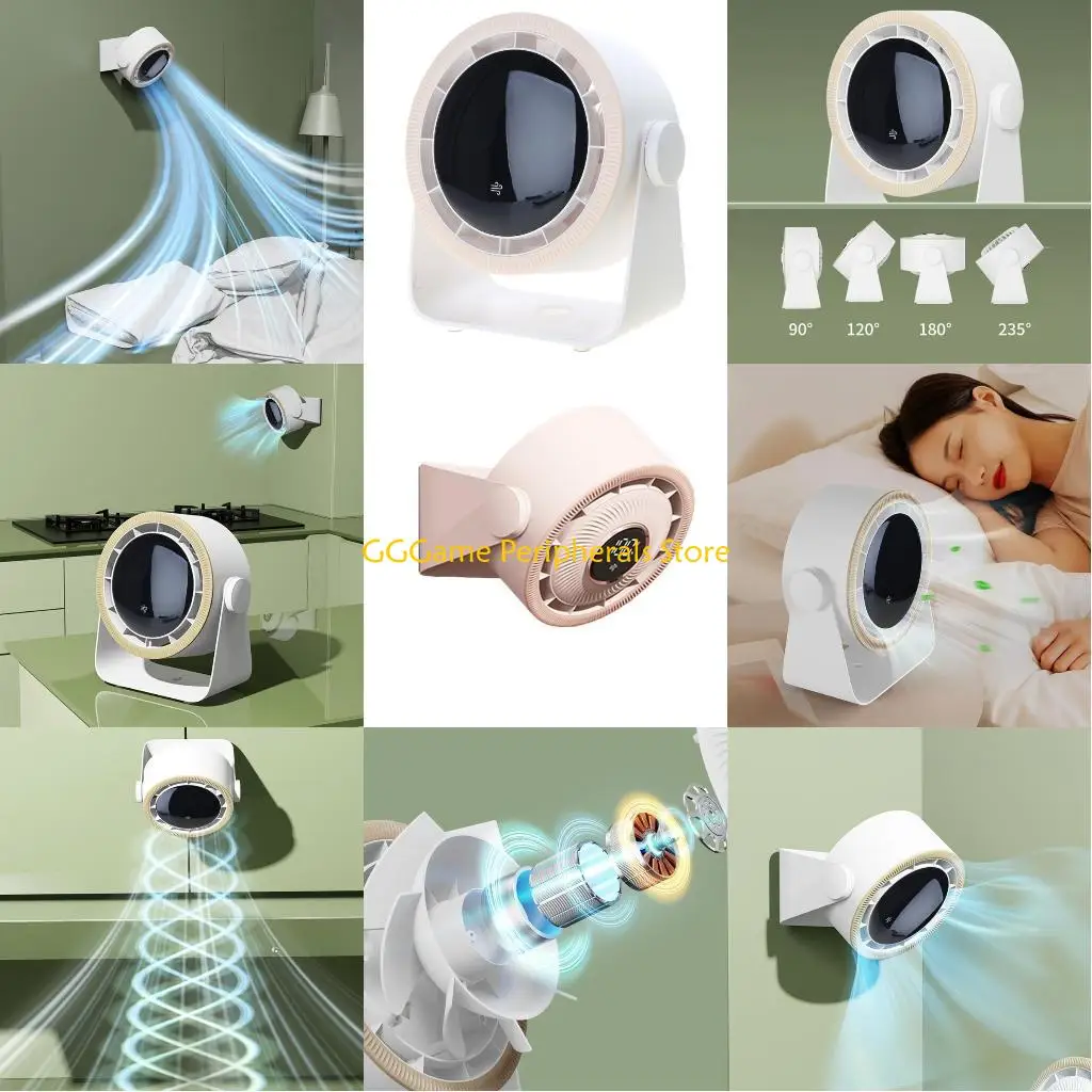 

U55B 3600mAh Adjustable Speed Desk Fan Hangings Ceiling Fan for Home Bathroom Kitchen