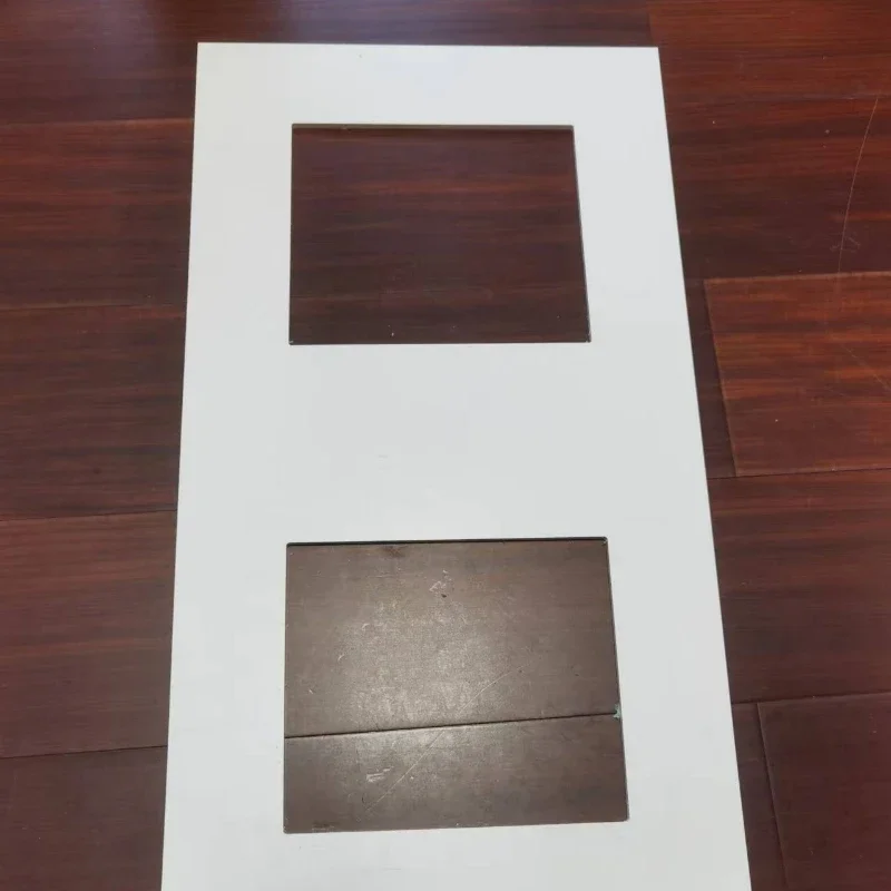 

Customized White/Black PVC Hard Board Size 550x300mm Thinckness 5mm Cut As Drawing