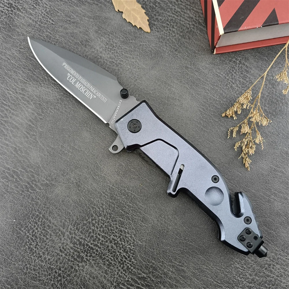 MF 2 Folding Pocket Knife Tactical 5cr13mov Blade Aluminium Alloy Handles Survival Knife Camping Tools Hunting Knives