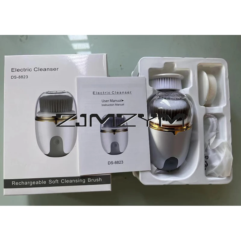 แปรงทำความสะอาดหน้าไฟฟ้าแบบหมุนได้แปรงสบู่ล้างหน้าดูแลผิวแปรงกำจัดสิวหัวดำเครื่องมือทำความสะอาดล้ำลึกแบบ360เครื่องดูดสิว