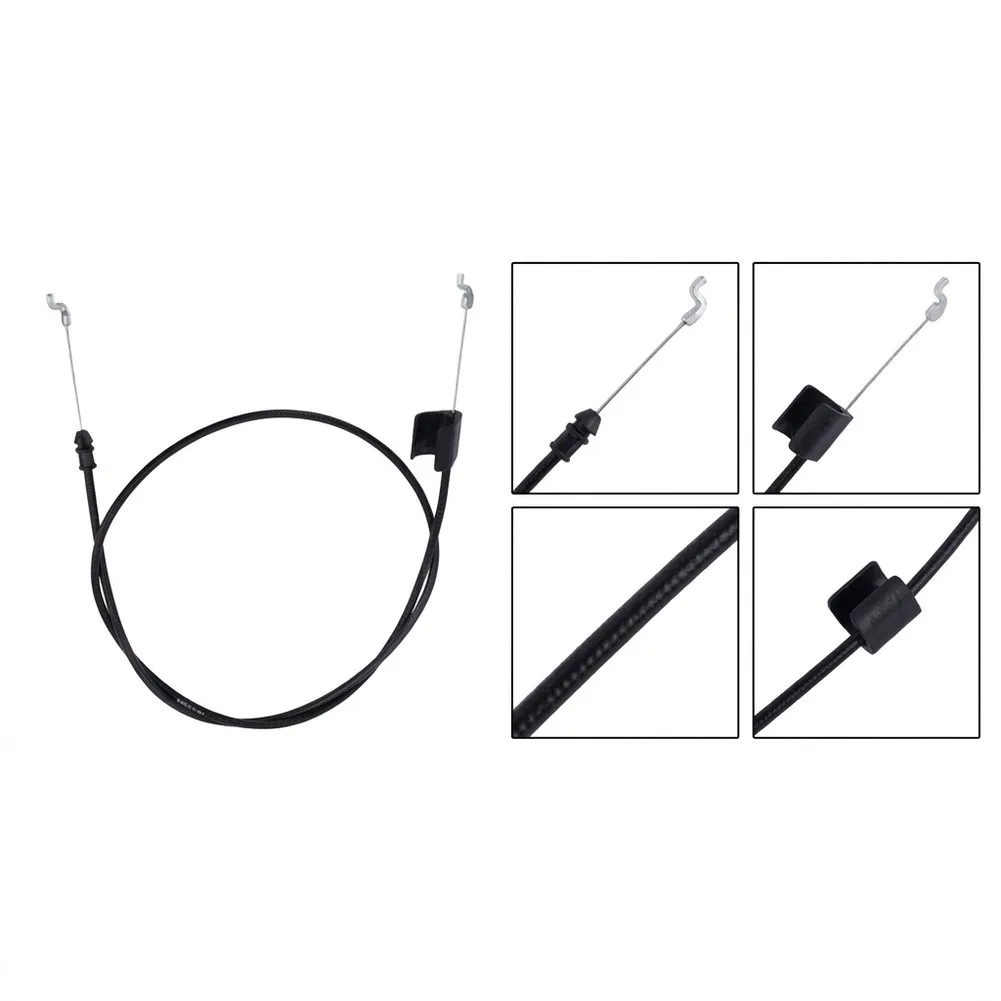 Lawnmower Engine Throttle Cable for Push Mowers - 135 cm Overall Length 102 cm Sheathed Section Reliable Connection