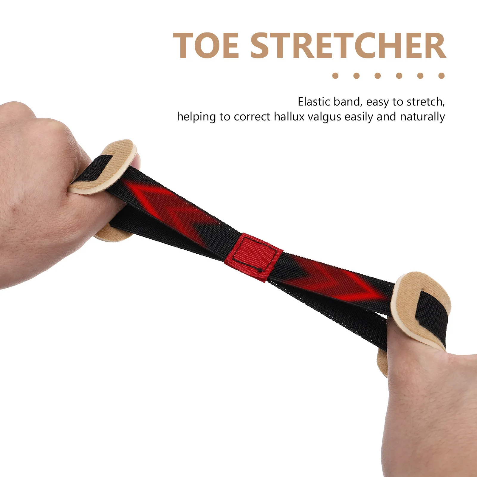 

Ремешок-растяжитель для пальцев ног из премиального материала, корректор для облегчения боли при вальгусной деформации стопы, средство для снятия боли в ногах для домашнего использования, эластичный и прочный.