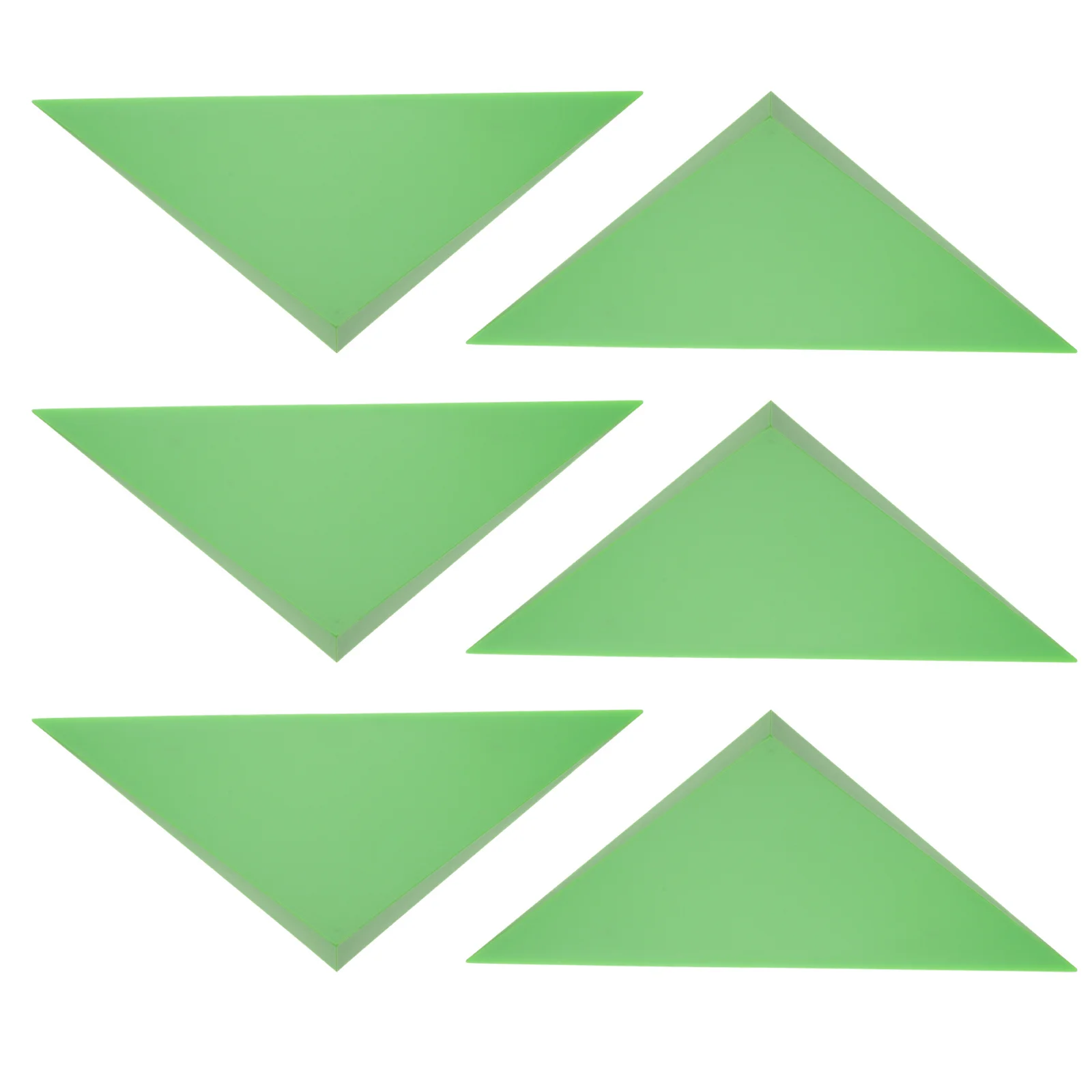 6 個サッカーテーブルアクセサリーグリーントライアングルコーナープロテクターフーズボールテーブルエッジ用プラスチックカバークッション