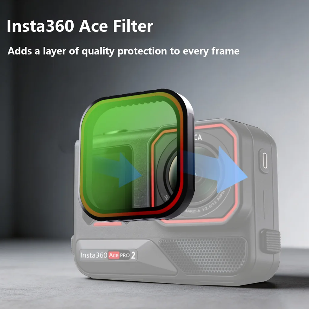 ND8 ND16 UV CPL 1/4 Black Mist Objektivfilter Magnetischer Objektivfilter für Insta360 Luna Ultra Vlog Handheld Gimbal Action-Kamera-Objektiv – Detail 17