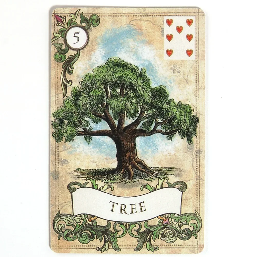 Old Style Lenormand Fortune-Telling Cards versione inglese A 38 Oracle deck divinazione Fate Borad giochi carte da gioco