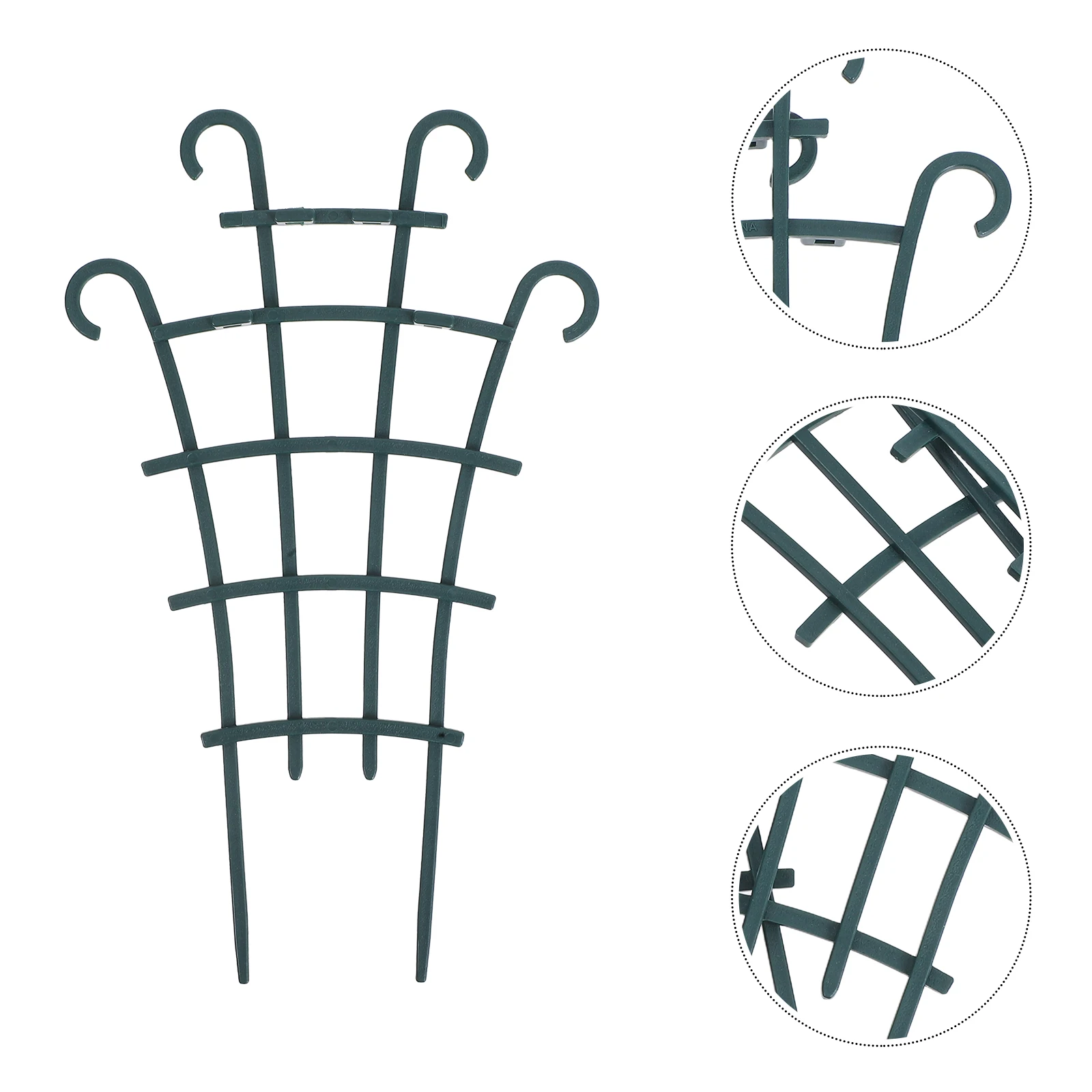 

2pcs Plant Support Sturdy Trellis For Potted Flowers Indoor Outdoor Climbing Vining Plants Houseplant Rack Frame Vegetable