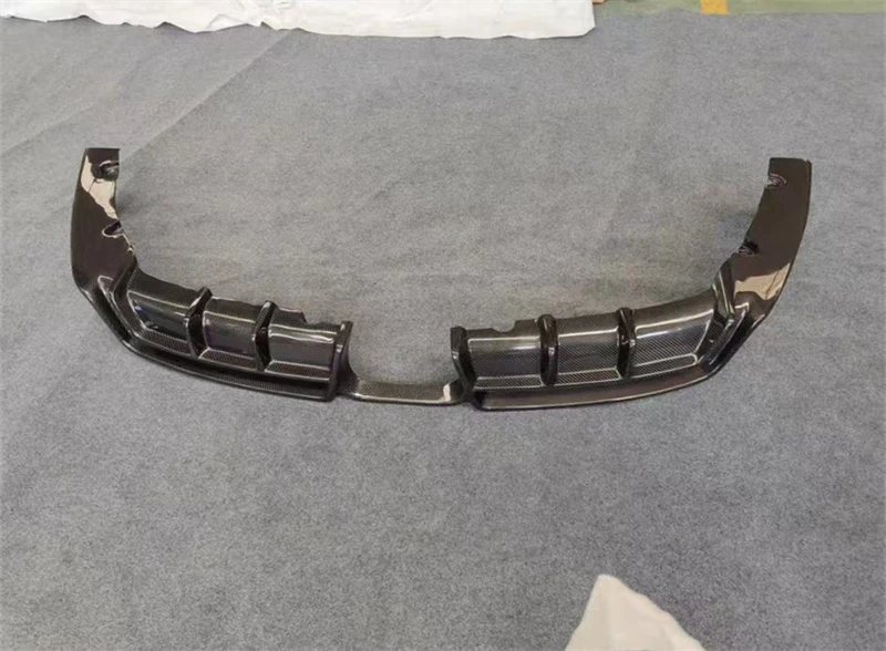 For Porsche 992 911 2018 2019 ReaI Carbon Fiber Bumper Rear Lip Spoiler Kit