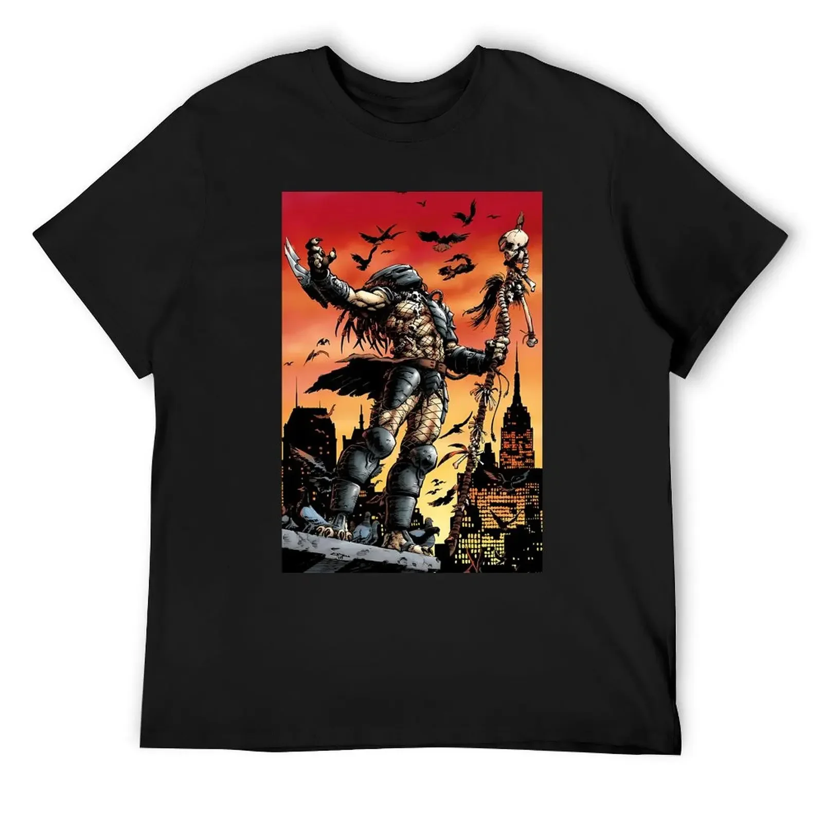 Comic Graphic T-Shirt, Concrete Jungle York Alien Prey Dark Horse Bad Blood Honor Code Hunters Casual Unisex Short Sleeve Tee