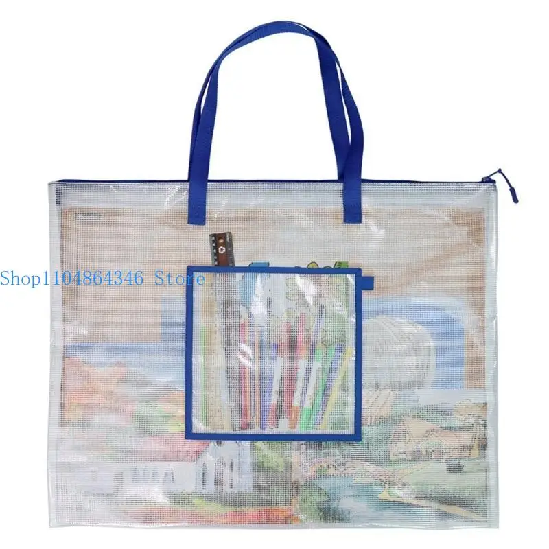 5asd Art Supplies Storage Bag Waterproof Project Bag for Artists, Student, Kid