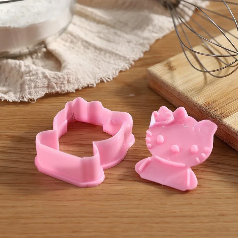 Sanrio Hello Kitty Cookies Mold Set Party Dim Sum Cute Cartoon Hello Kitty Cookie Dumpling Baking Tool Gifts
