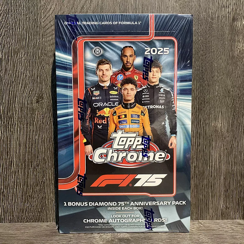 

Genuine Licensed 2025 Topps Formula 1 F1 Racing Trading Cards Verstappen Norris Hamilton Leclerc Fan Collectible Motorsport Gift