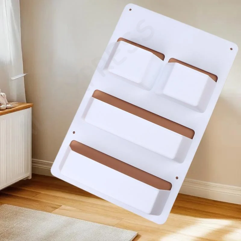 

Quality Motorhome Toilet Storage Door Pocket for Kassett Shelf Box in White; RV Storage Solutions