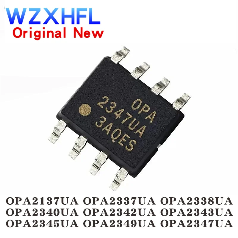 5Pcs New OPA2137UA OPA2337UA OPA2338UA OPA2340UA OPA2342UA OPA2343UA 2343UA OPA2345UA OPA2347UA 2347UA OPA2349UA SOP-8 Chipset