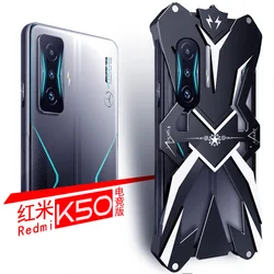 Shockproof Metal Armor Case For POCO F4 GT Case Luxury Aluminum Cover Unique Funda For Xiaomi redmi k50 Gaming POCO F4 GT Case