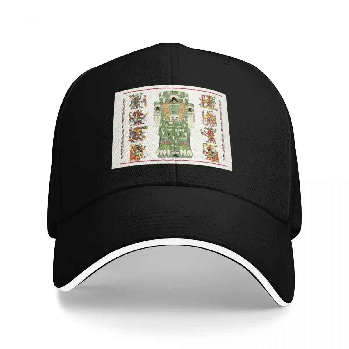 2026 Coatlicue - Gorra de béisbol estilo Aztec Mother Goddess Codex Borgia JP, moda para playa, golf, para hombre y mujer