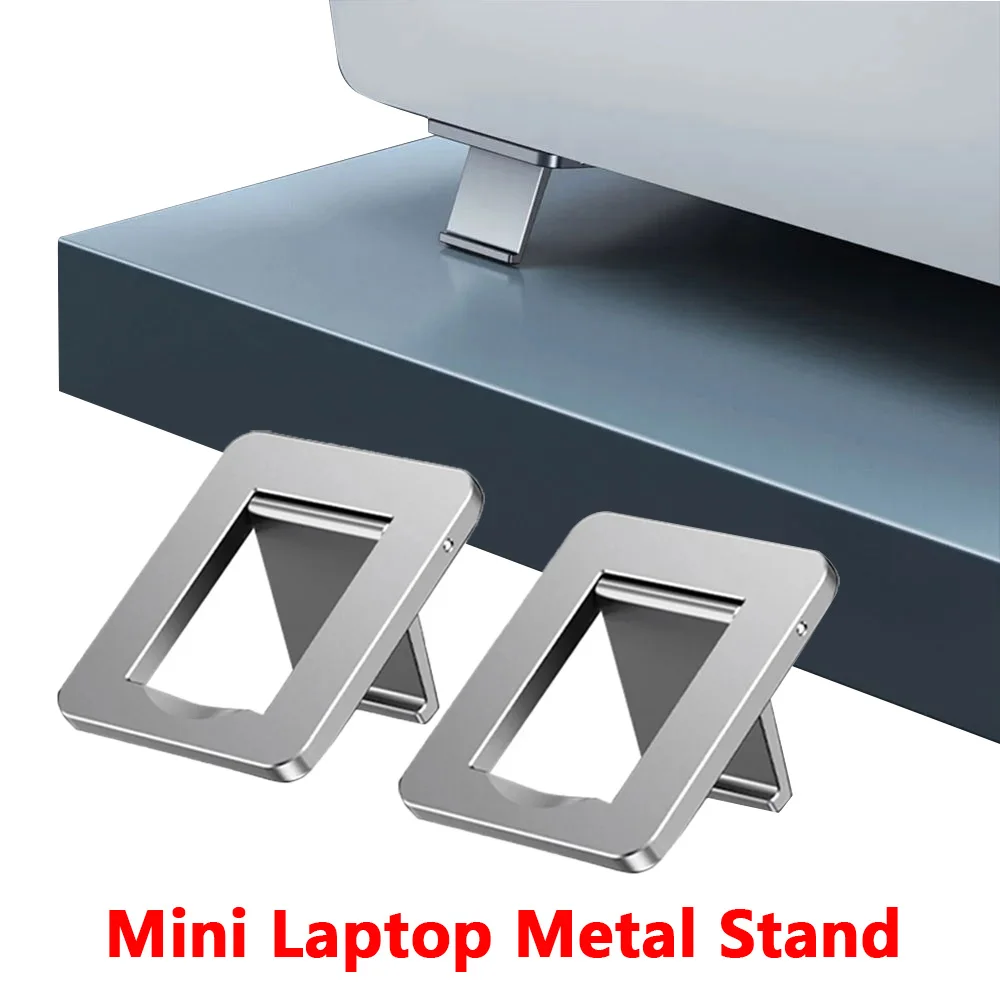 

Mini Laptop Stand Leg Lightweight Foldable Metal Vertical Keyboard Stand for Laptop Computer Portable Invisible Holder Bracket