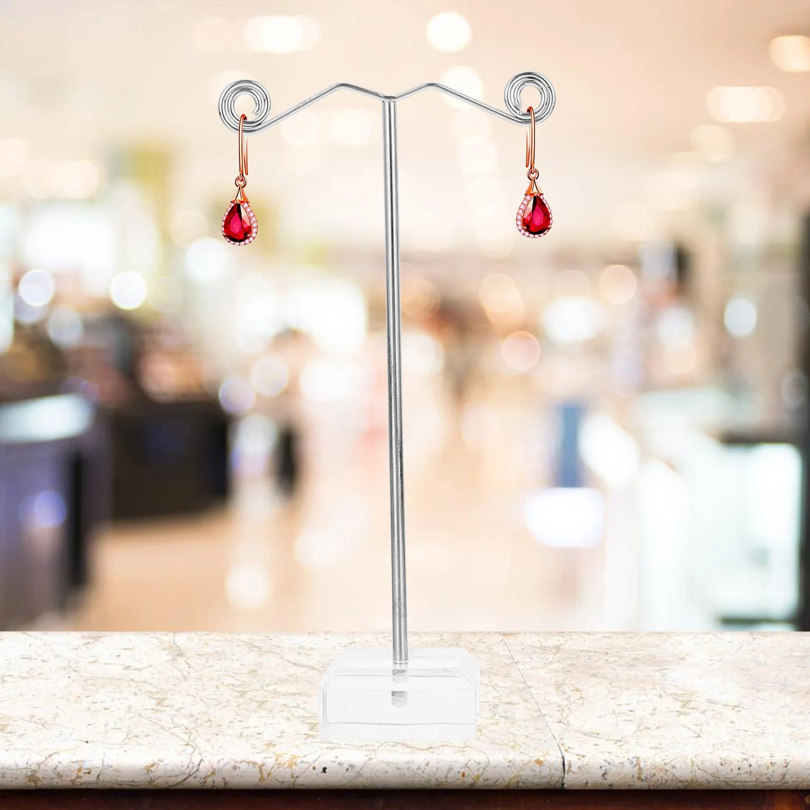 

3 шт. стойка для ювелирных изделий, витрина для сережек, органайзер для сережек, столешница, подставки, акрил