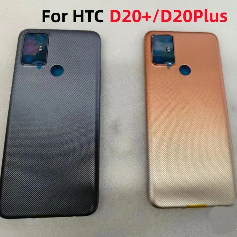 غطاء زجاجي خلفي غطاء خلفي أسود لهاتف HTC Desire 20 20 Plus 20 Plus D20 D20Pro D20Plus غطاء خلفي للهاتف //////////////